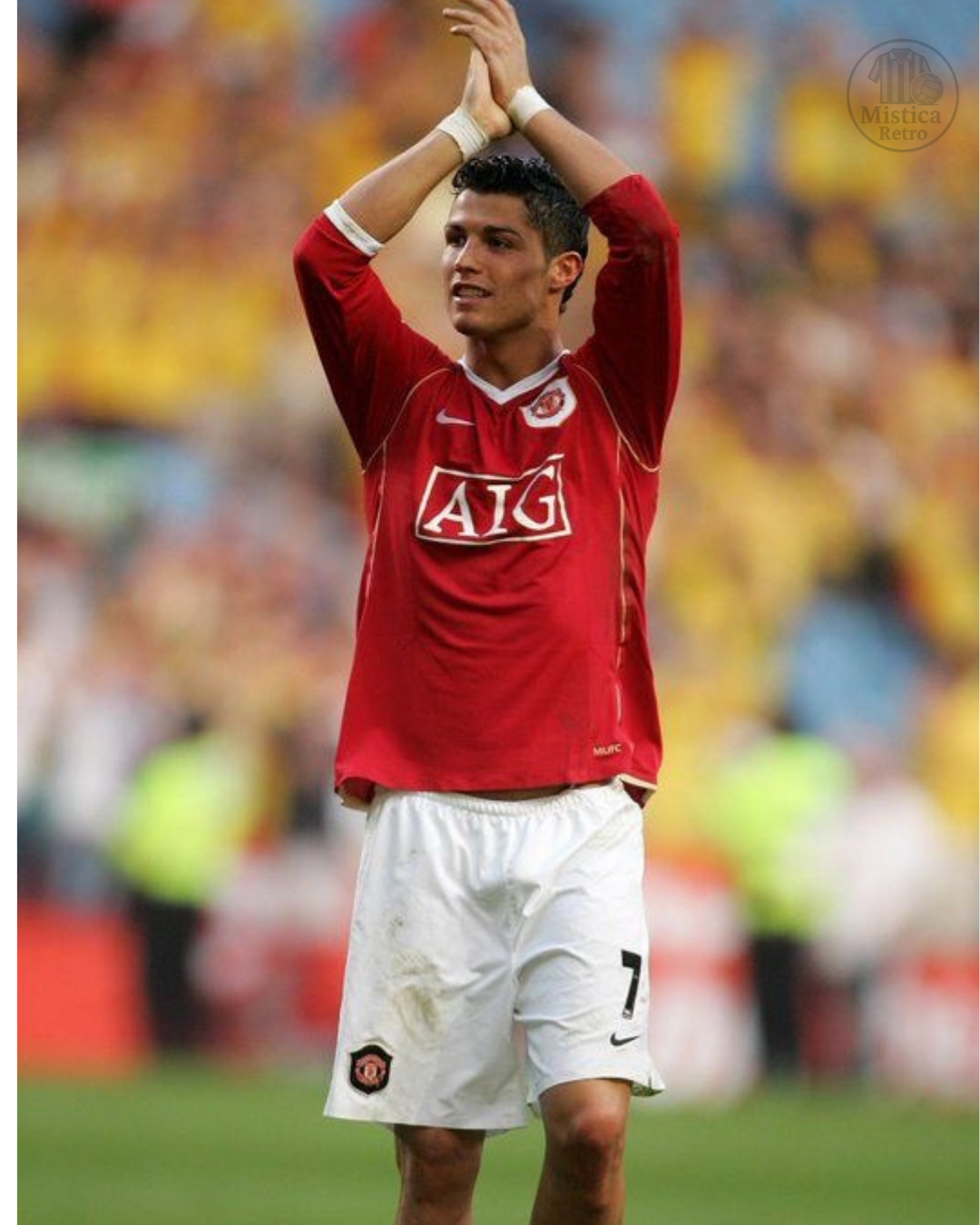 Manchester United titular 06/07 - Cristiano Ronaldo Manga Larga
