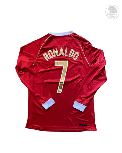 Manchester United titular 06/07 - Cristiano Ronaldo Manga Larga