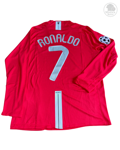 Manchester United titular 07/08 - Cristiano Ronaldo Manga Larga
