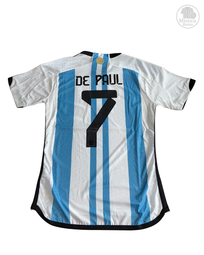 Argentina match titular 2022 - De Paul